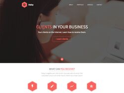 Адаптивная верстка LandingPage Daisy Агенство