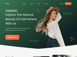 Верстка учебного макета GoTrip