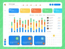 Dashboard Design Crypto Exchange