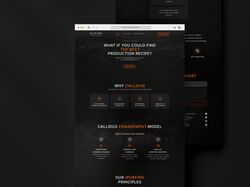 Сайт для компании CALLIDUS