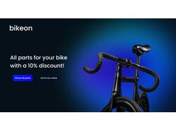 Баннер для магазина Bikeon