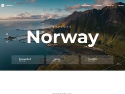 Сайт туристичного агенства "Explore Norway"