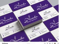 Фирменный стиль и лого LaVanda,салон красоты