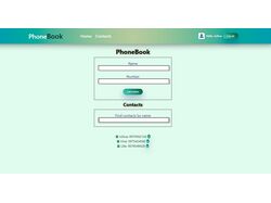 PhoneBook   [JS - HTML5 - CSS3 - WEBPACK - SASS –