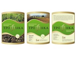 Трофика, этикетка для биогумуса