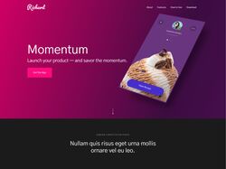 Сайт для рецептов «Richard» || HTML5 • CSS3 • JS