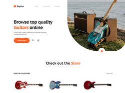 Сайт онлайн-магазин «Rhythm» || HTML5 • CSS3 • JS