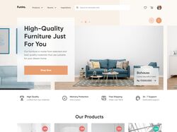 Сайт онлайн-магазина «Funiro» || HTML5 • CSS3 • JS