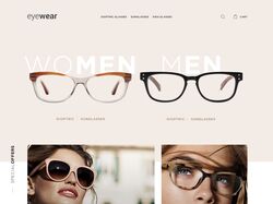 Адаптивная вёрстка сайта - EyeWear