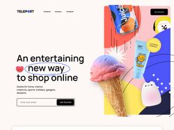 Online shop "Teleport" (by Breezzy course)