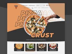 Сайт для пиццерии «Pizza Crust»