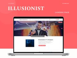 Illusionist landing page