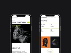 UX/UI Design for 3D Art Creative Studio