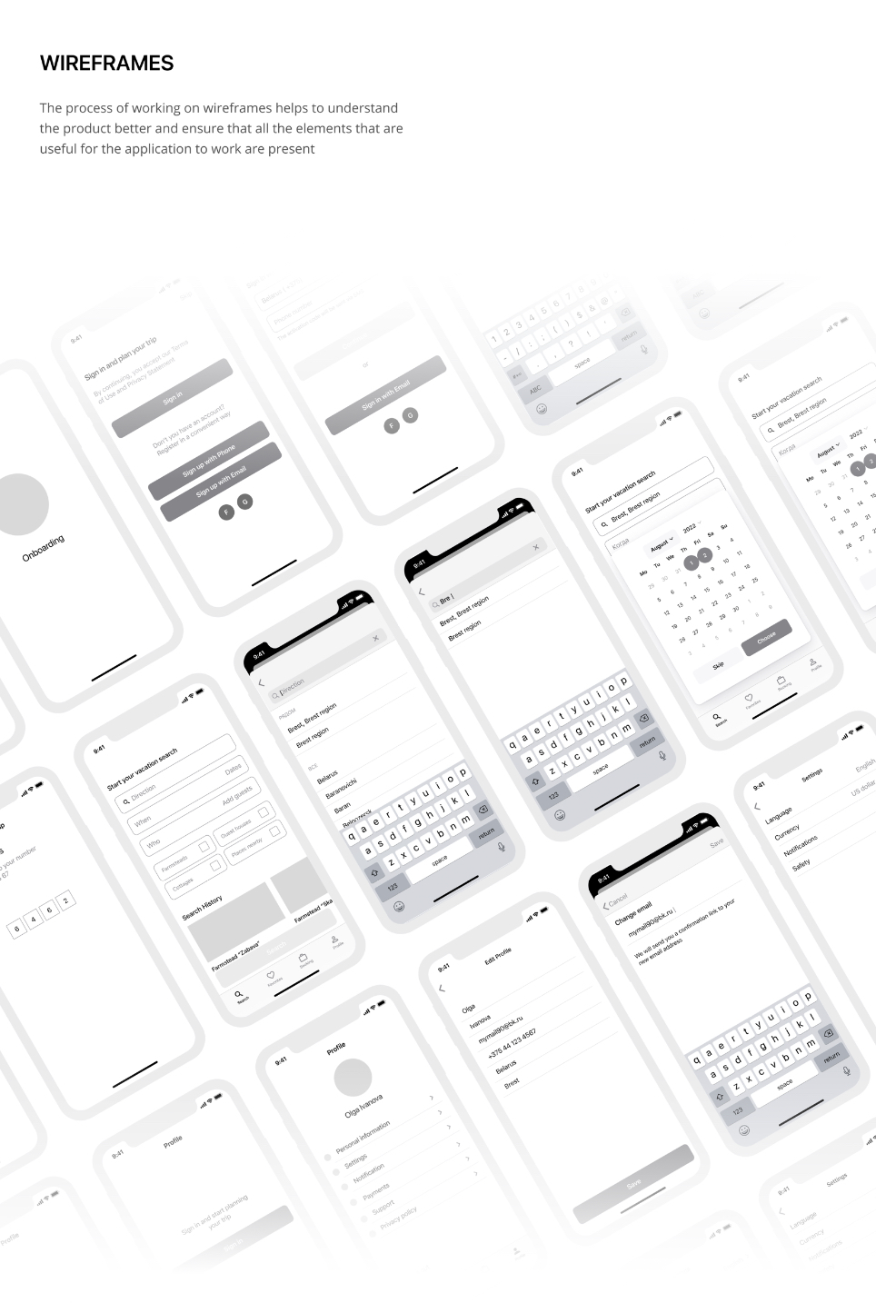 Wireframes