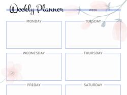 Weekly planners