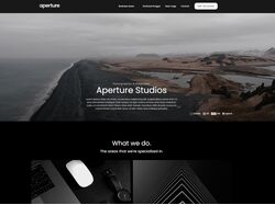 Адаптивная верстка сайта Aperture