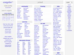 Redesign Craiglist