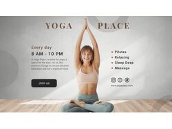 Баннер YOGA PLACE