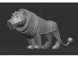 Лев (3D-модель для печати)