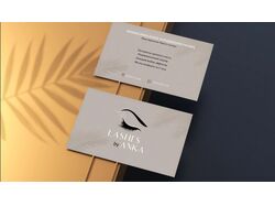Дизайн визитки лашмейкер