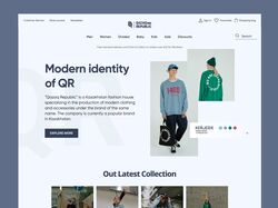 landing page for Qazaq Republic