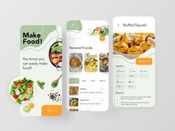 Make food app UI