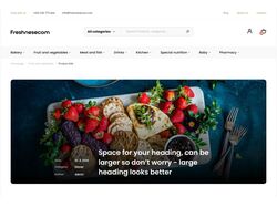 Адаптивная верстка сайта Freshnesecom