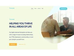 Адаптивная верстка сайта Therivetalk
