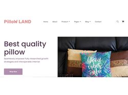 Мир Подушек. Landing Page.