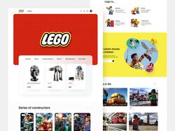Редизайн сайта Lego