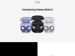 Landing Page Galaxy Buds
