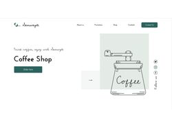 Адаптивний Лендінг Coffee Shop