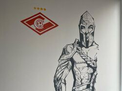 роспись стены в рабочей комнате