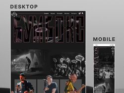 Mobile & Desktop Page " Рок-гурт Бумбокс"