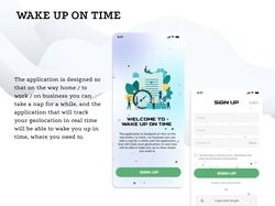 Mobile App "Wake Up at Time"