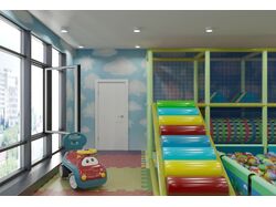 Визуализация детской игровой комнаты