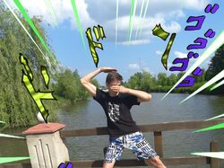 Обробка у аніме-стилі"JoJo’s Bizarre Adventure"