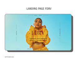 LANDING PAGE  FDRV