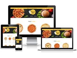Разработка сайта пиццерии на базе Wordpress