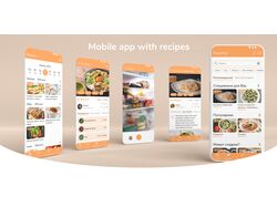 UI/UX дизайн мобильного приложения с рецептами