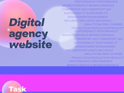 Сайт для digital агентства