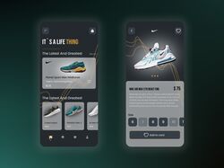 Nike Sport Shop - App Design Concept