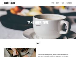 Адаптивная верстка кафе Coffee-house