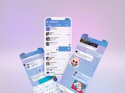 Дизайн мобильного приложения чата