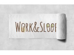Логотип для сети городских апартаментов Work&Sleep