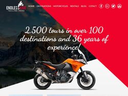 Адаптивная верстка Landing Page MotoTours