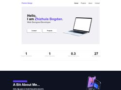 Верстка сайта для портфоліо №1