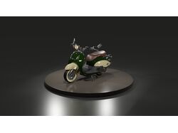 3D модель скутера Honda Joker