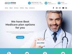 Адаптивная верстка Landing Page CarePoint