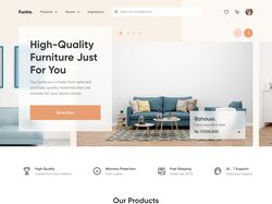 Funiro Landing Page